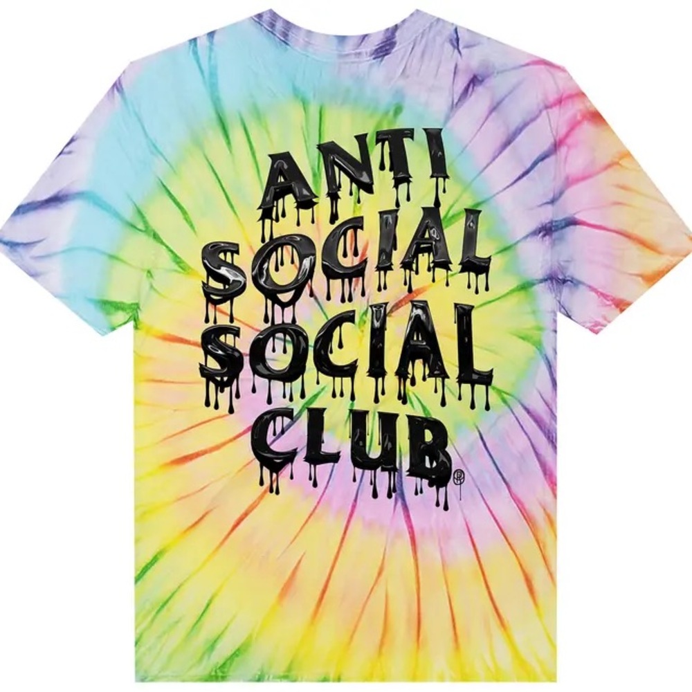 Anti Social Social Club Mind Melt Tee 'Tie Dye' - Picture 7 of 7